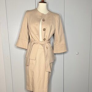 Classiques Entier Beige Belted Blazer